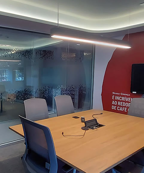 Projeto Atualle — Divisórias Lumina | Jacobs Douwe Egberts Coffee Curitiba - PR
